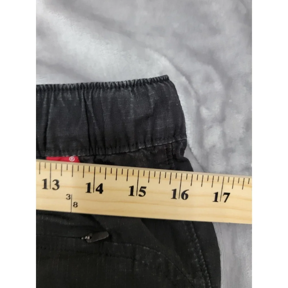 Levi's Ripstop Belted Shorts Mens Medium Black‎ 8